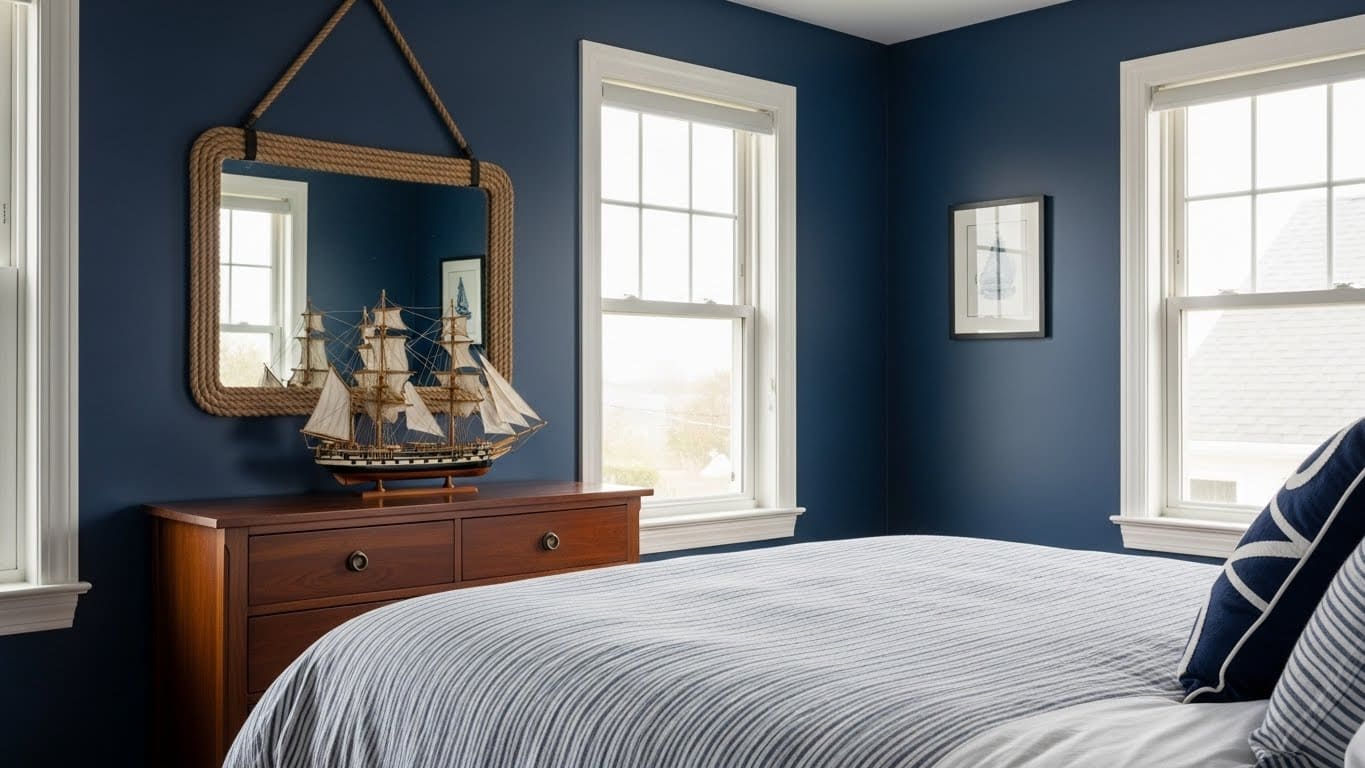 Deep Navy for a Nautical Night