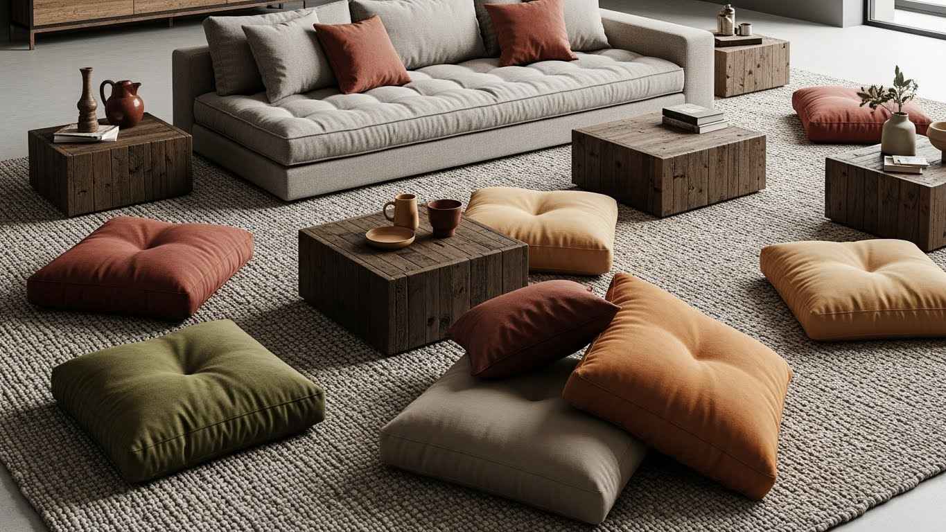 Design a Low-Slung Lounge Area