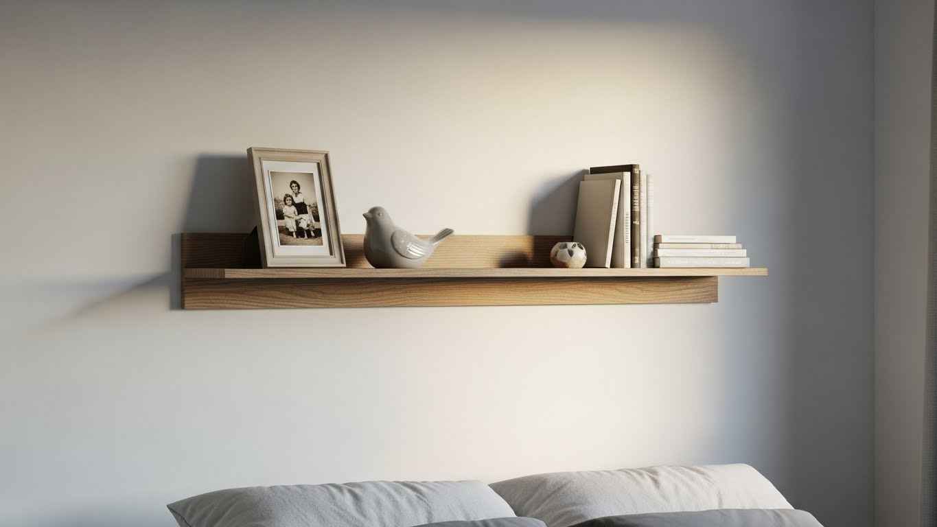Display Heirlooms on a Floating Shelf