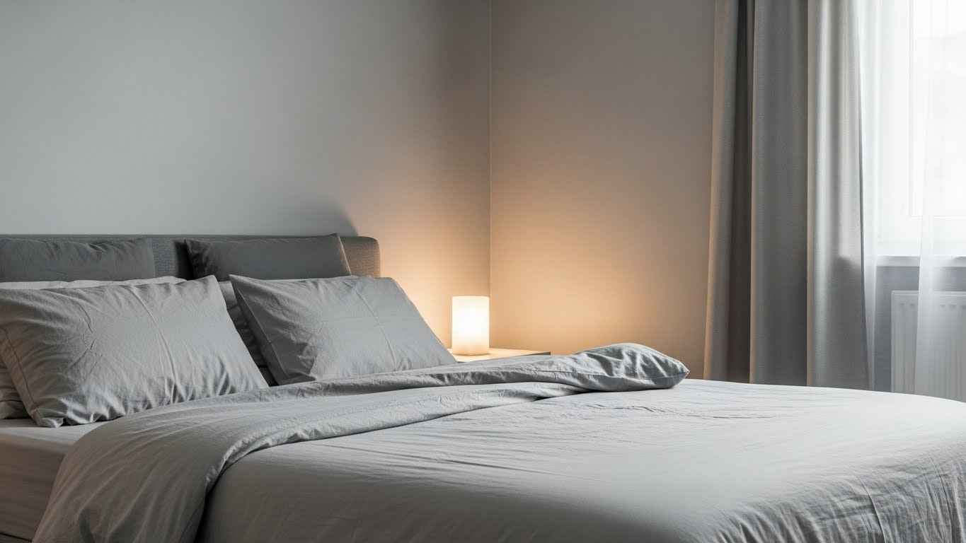 Dove Grey Wall & Bedding Combo