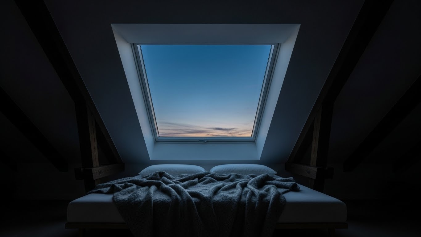 Dramatic Skylight Star-Gazing