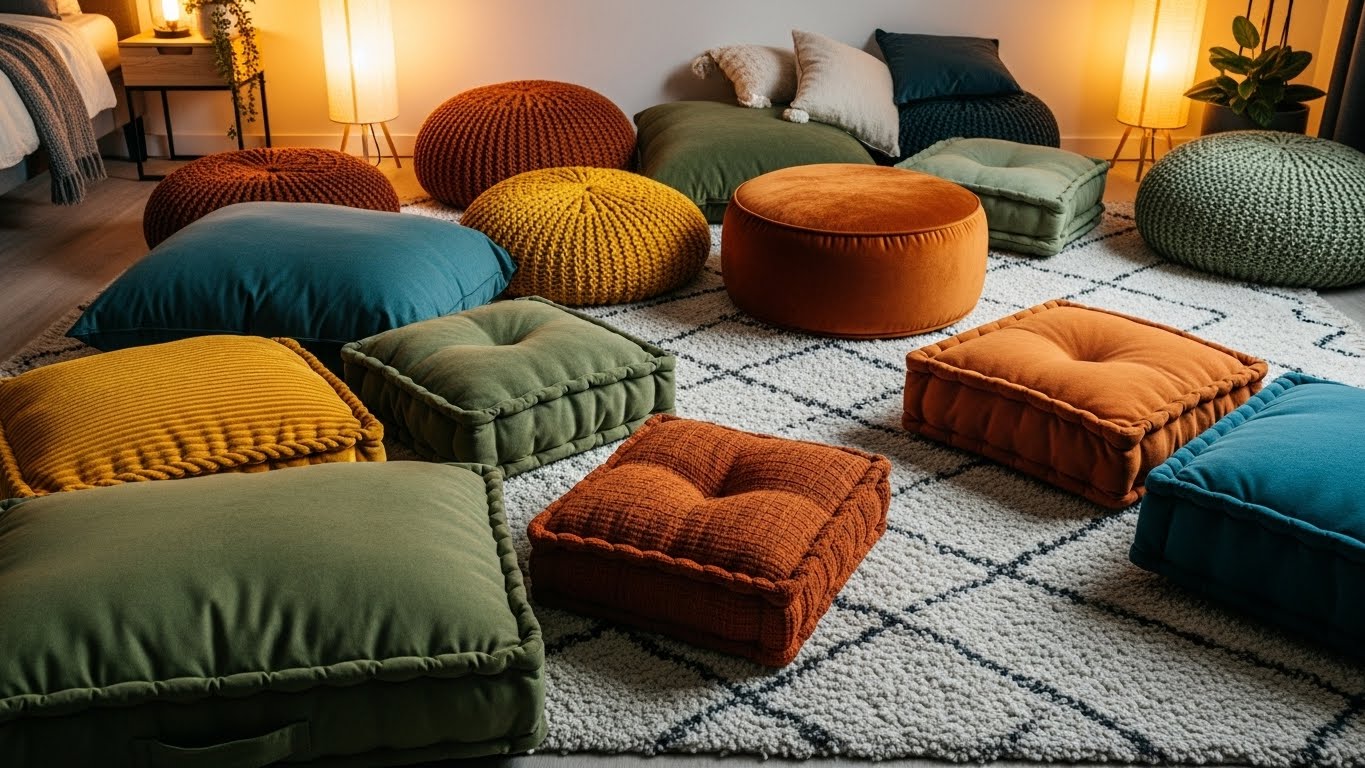 Embrace the Floor Cushion Life