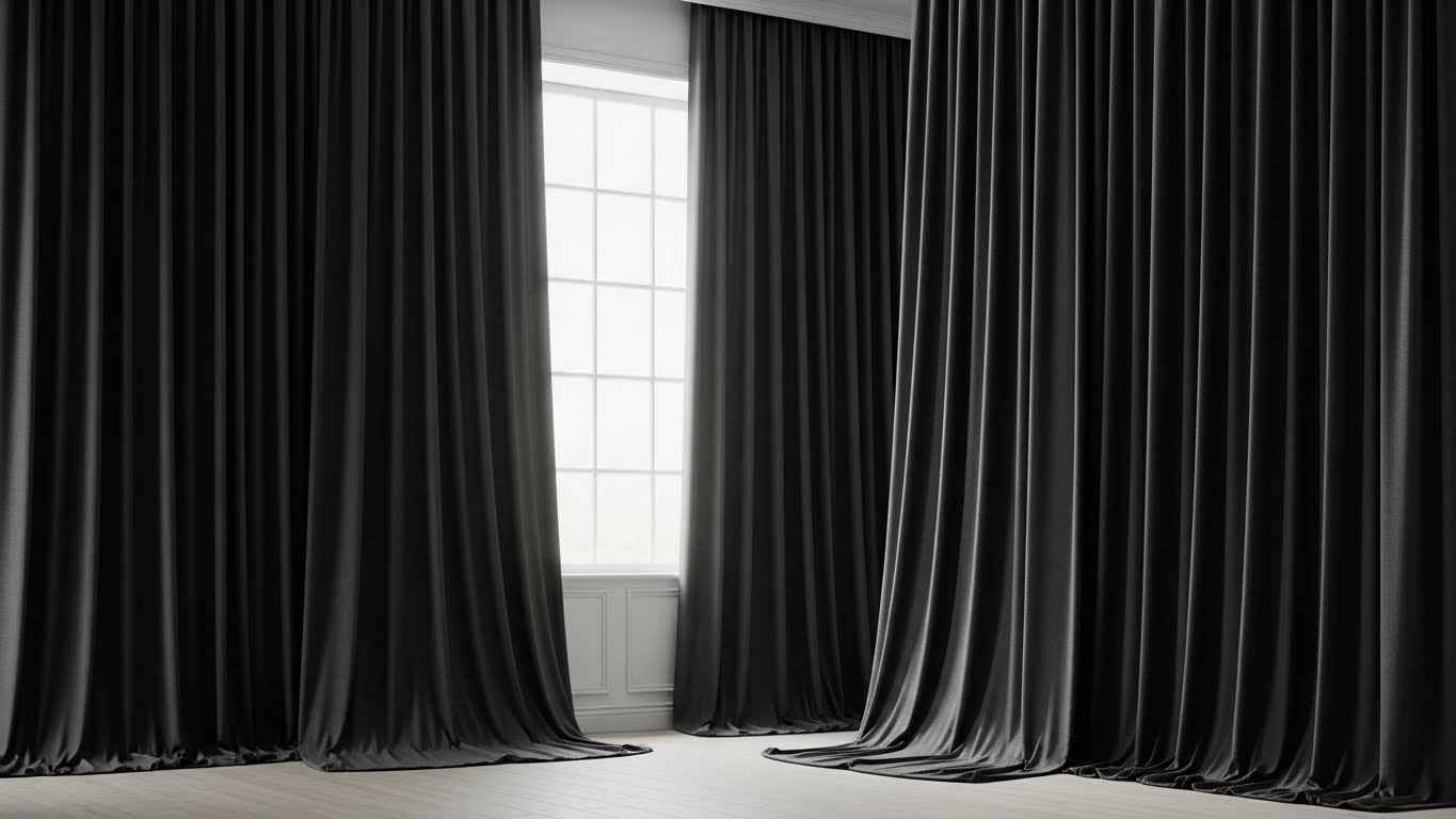 Floor-to-Ceiling Blackout Drapes for Drama