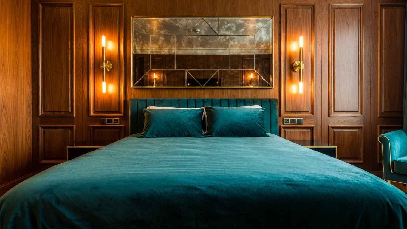 Glamorous Metallic & Wood Mix