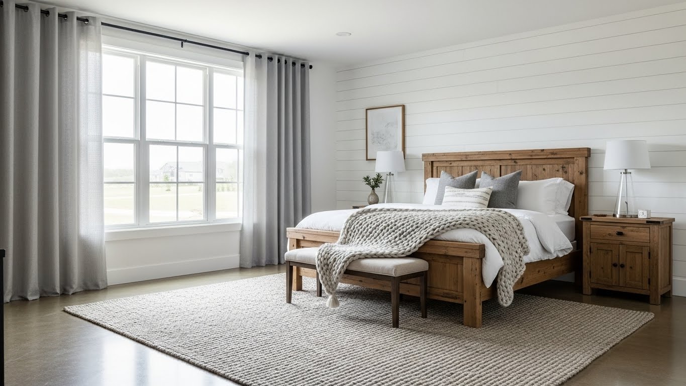 Grommet Curtains for Modern Farmhouse Style