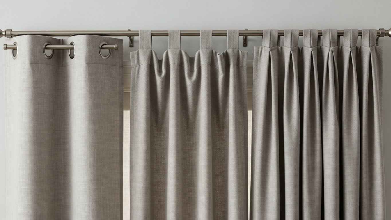 Grommet vs. Tab-Top vs. Back-Tab: A Comparison