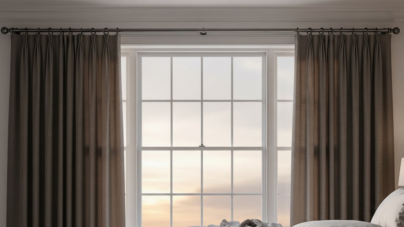 Gunmetal Curtain Rods and Hardware