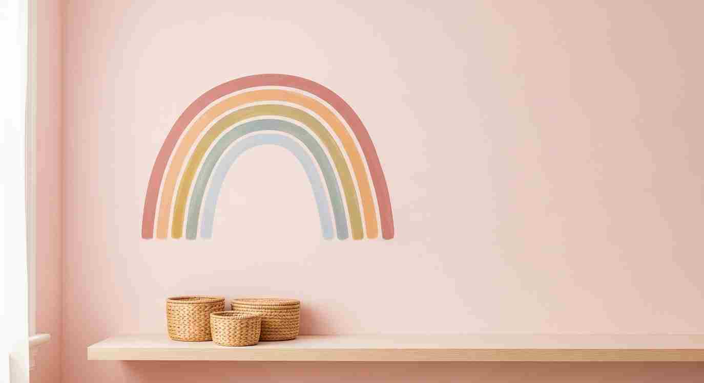 Hand-Painted Boho Rainbows