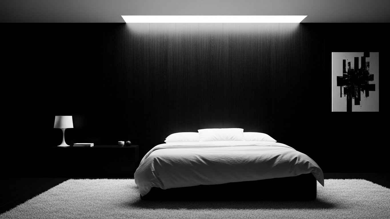 High-Contrast Monochrome Scheme