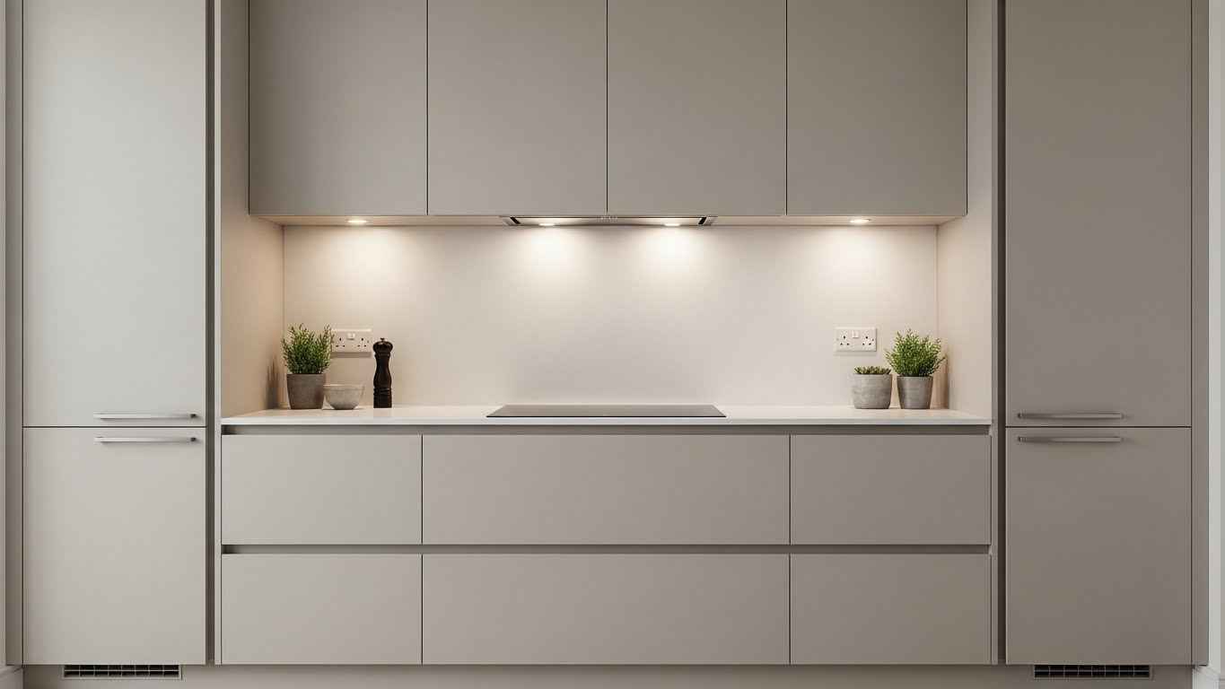 Install Sleek, Handle-Less Cabinets
