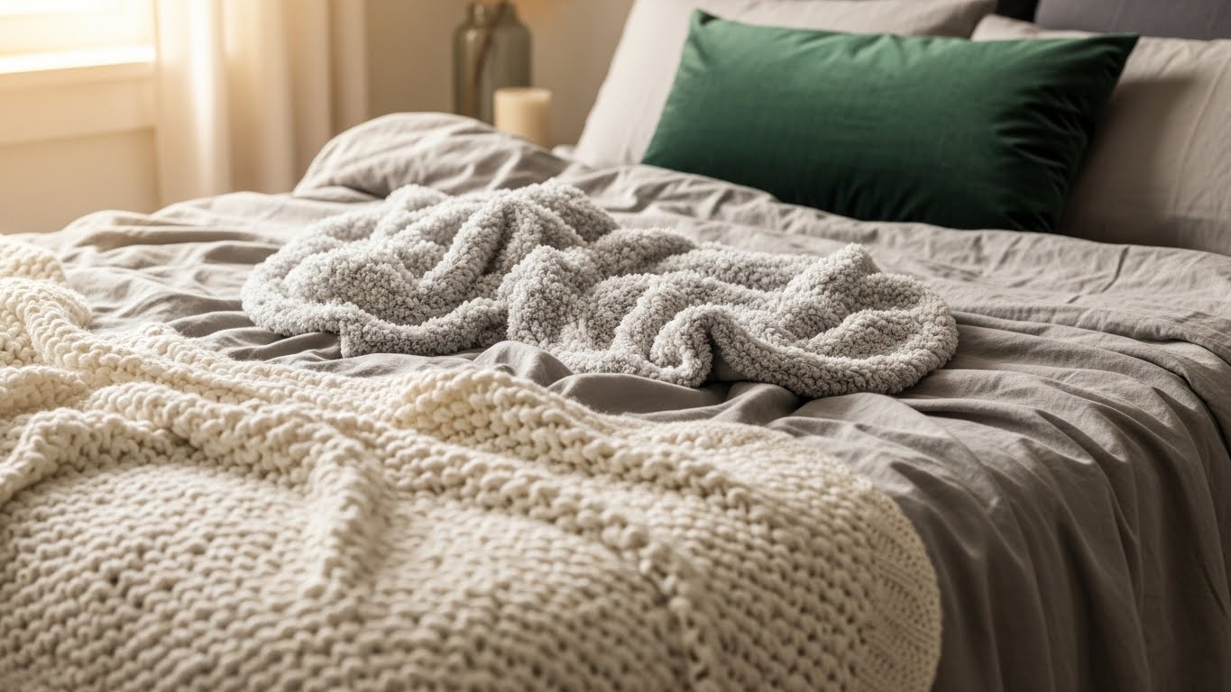 Layer Up with Plush Textiles