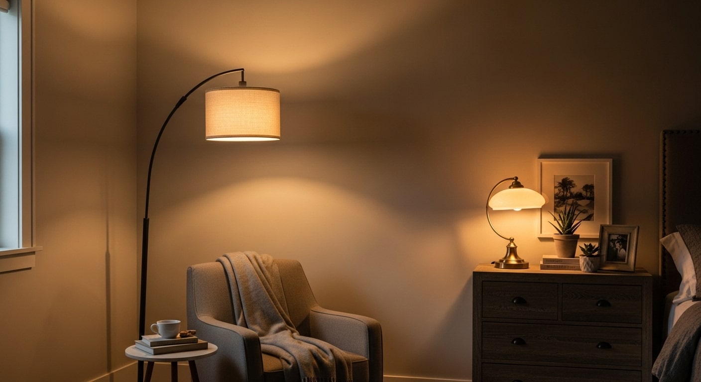 Layer Your Lighting for Ultimate Coziness