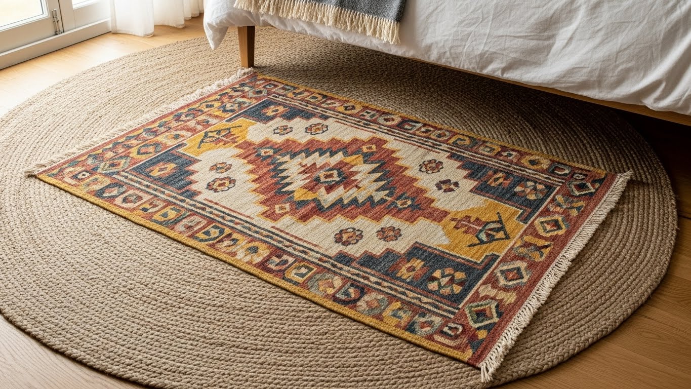 Layered Rugs for Textural Warmth