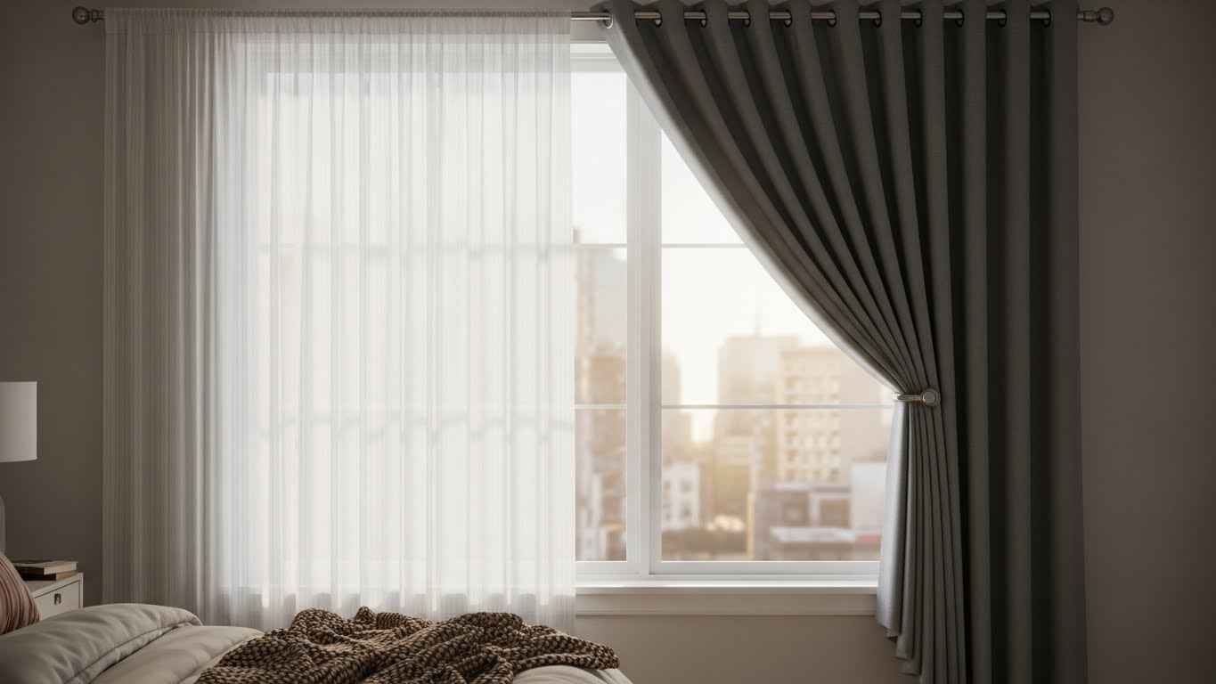 Layering Grommet Curtains for Style & Function