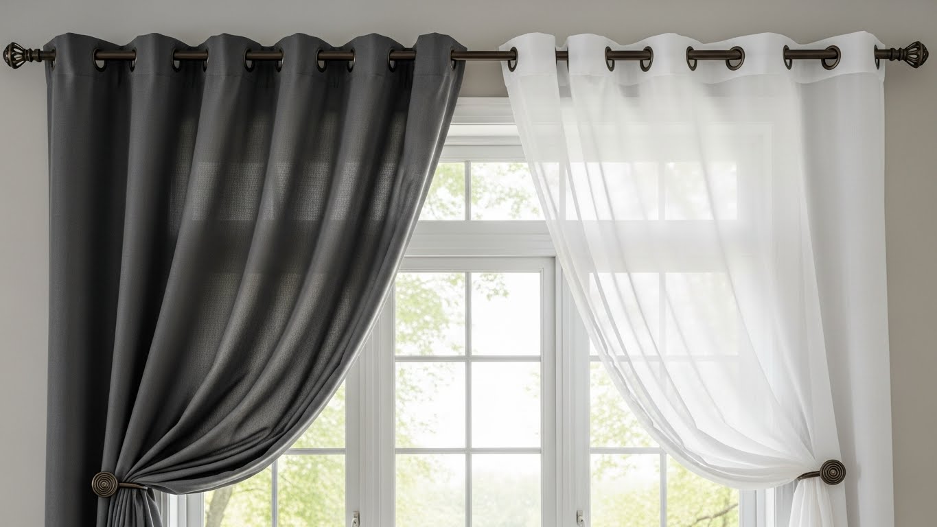 Layering Sheers & Blackout Grommets