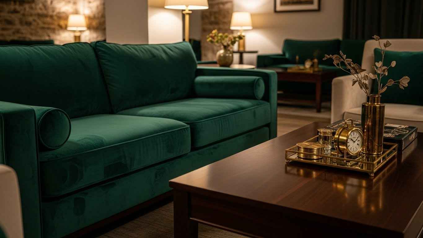 Luxuriate with Velvet Upholstery