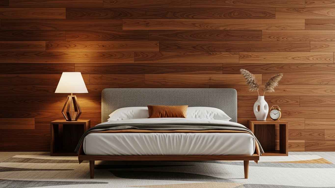 Mid-Century Modern Walnut Feature