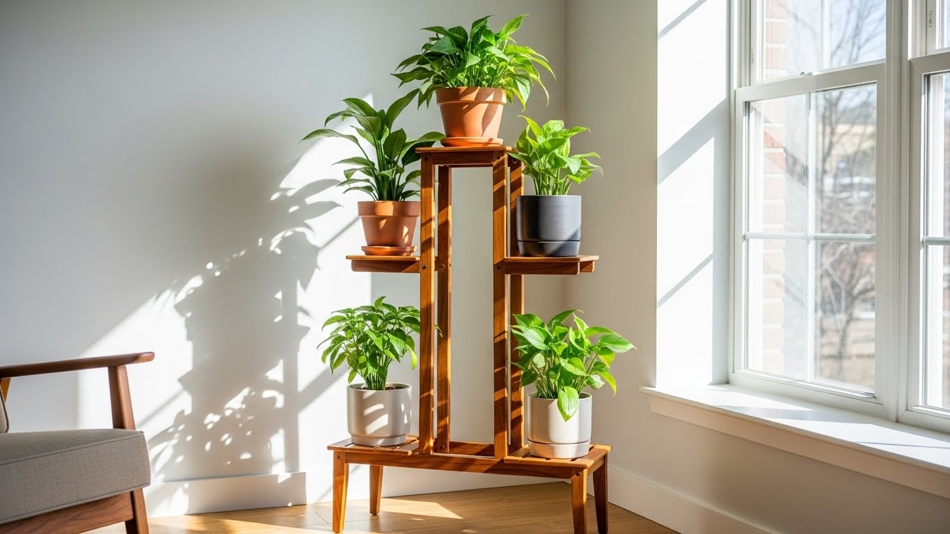 Mid-Century Plant Stands