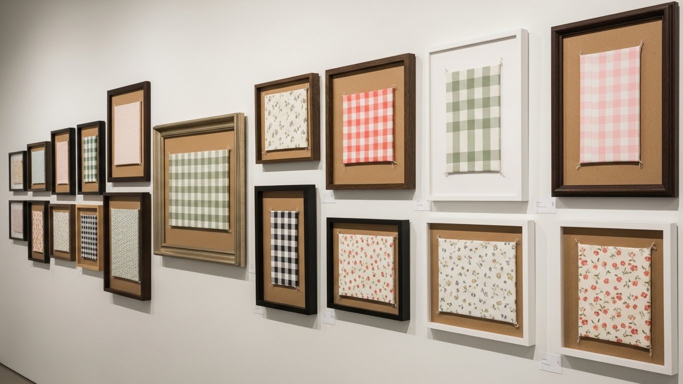 Mix-and-Match Framed Fabric Panels