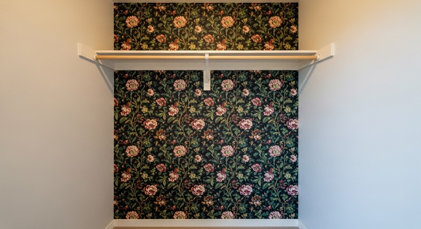 Moody Floral Wallpaper Accents