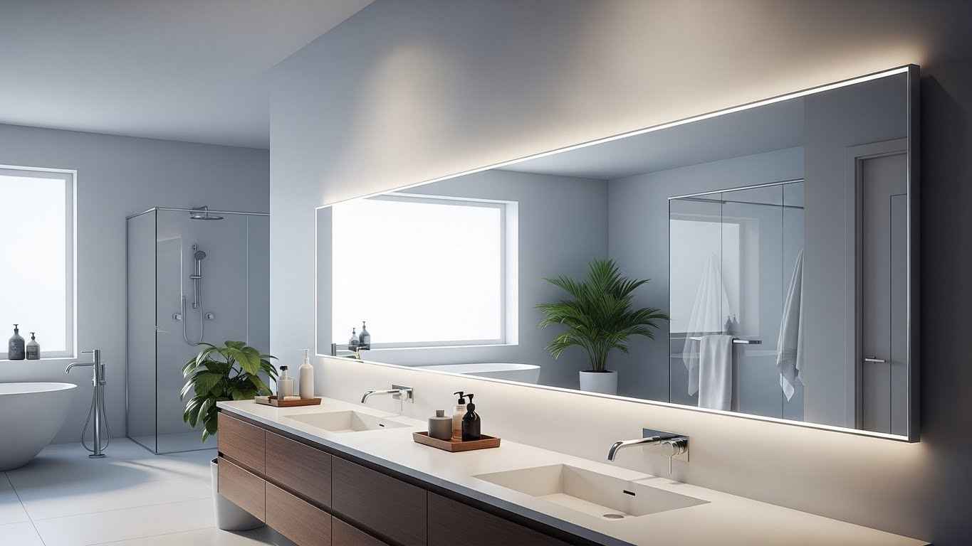 Opt for a Frameless Mirror