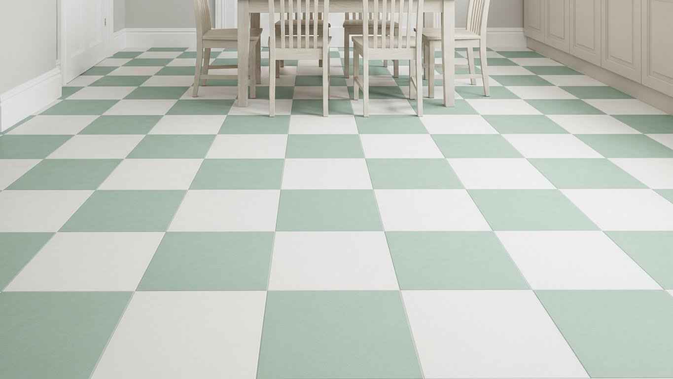 Pastel Checkered Flooring