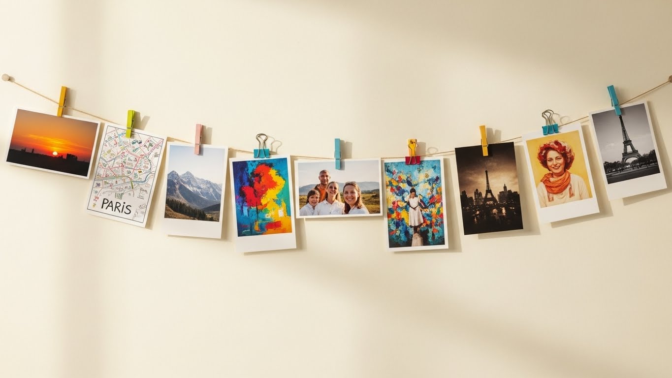 Personalize with String Photo Displays