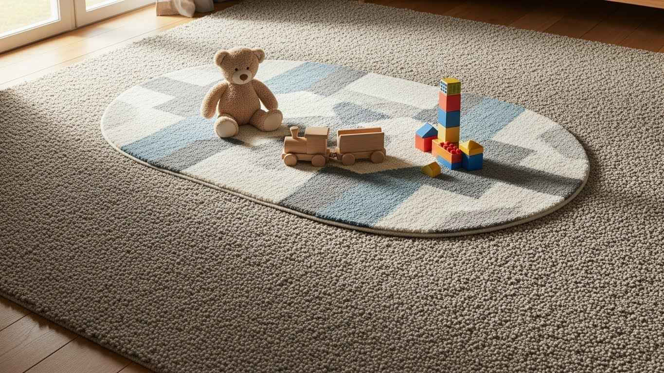 Plush and Layered Rug Comfort