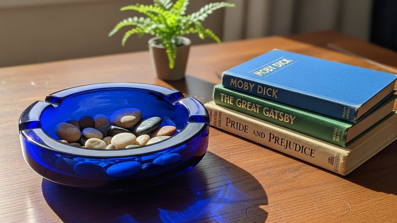 Retro Glass Ashtray Decors