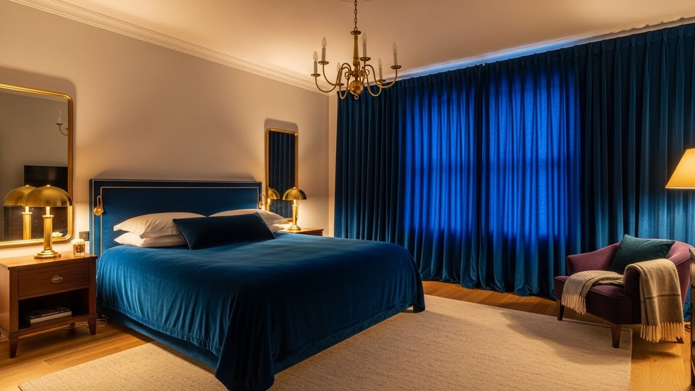 Rich Jewel-Toned Drape Colors