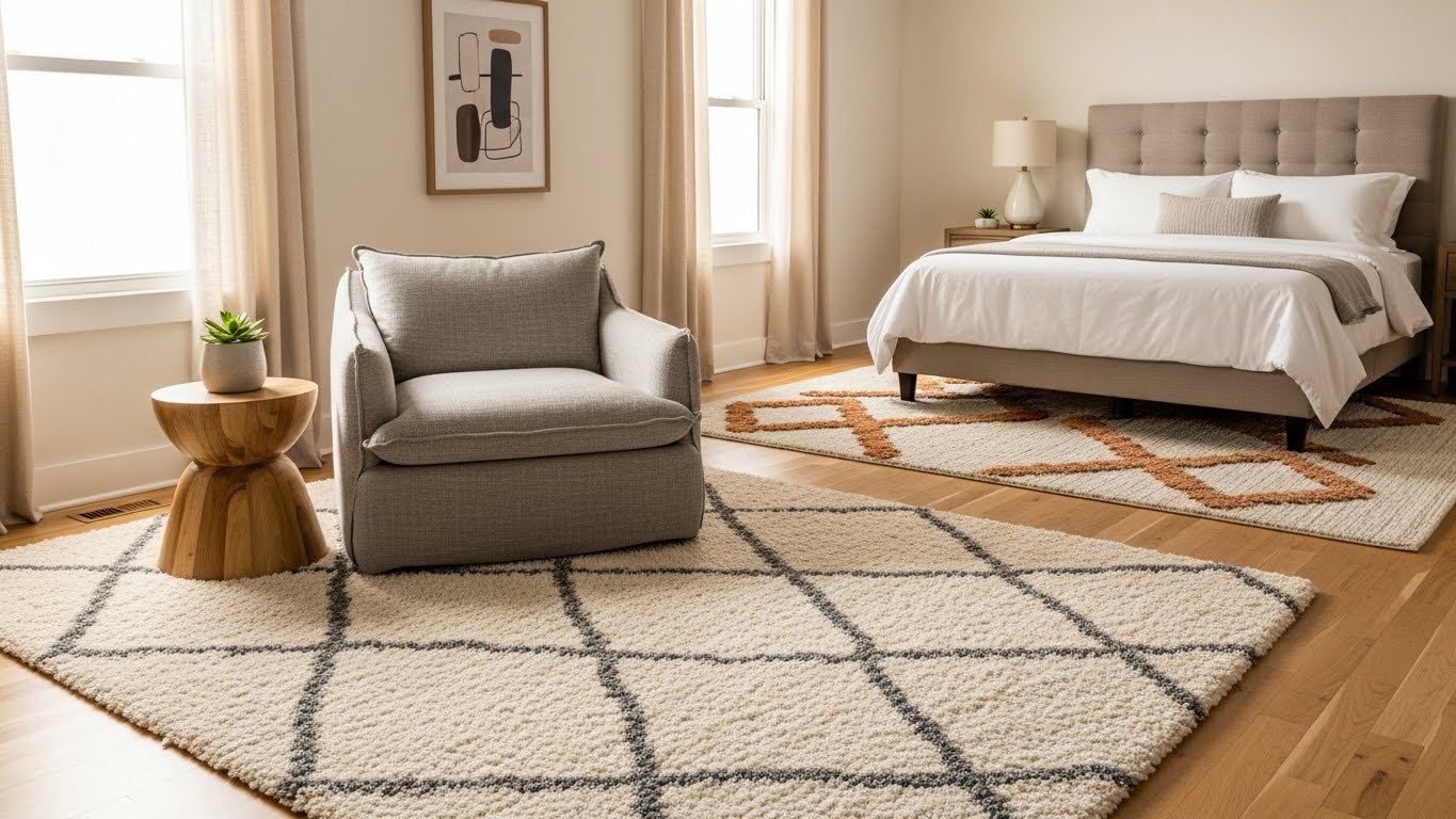 Room-Dividing Rugs for Separate Zones