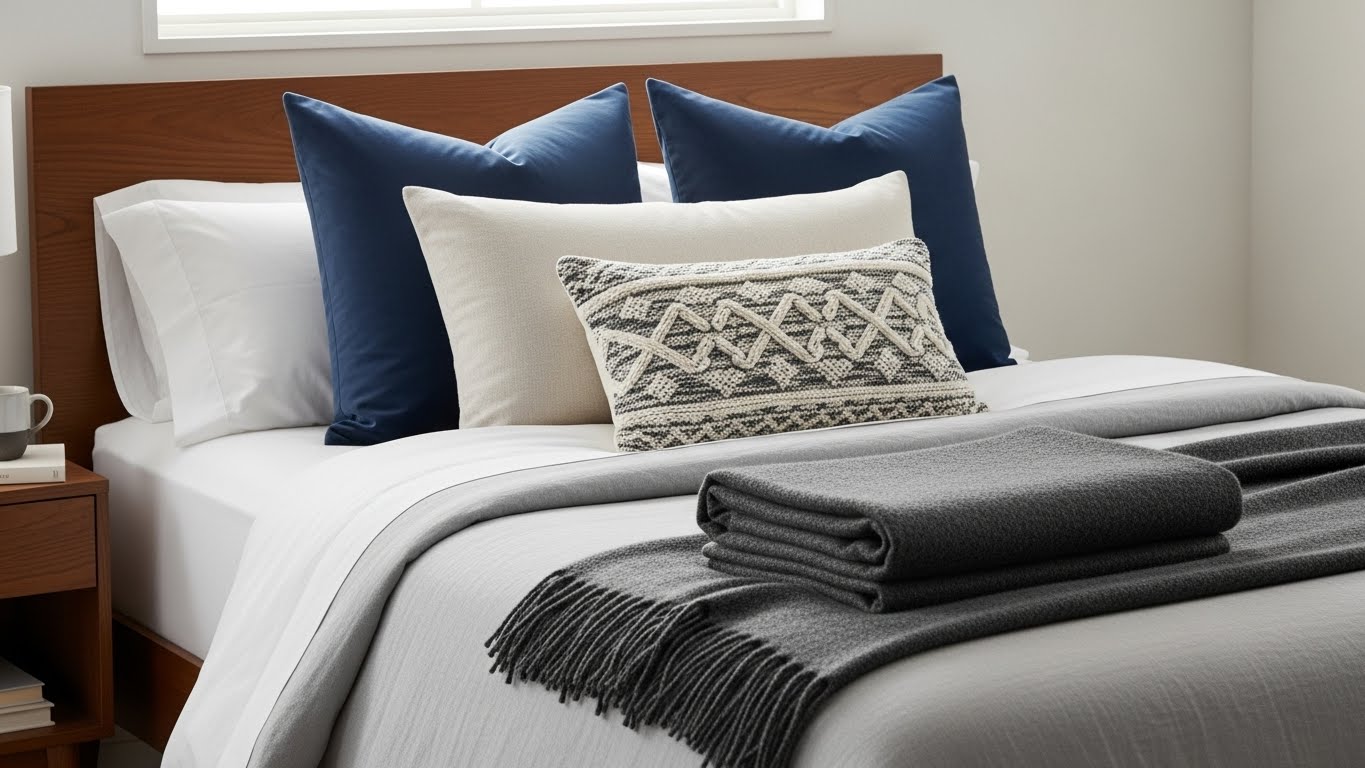 Rotate Your Throw Pillows & Blankets
