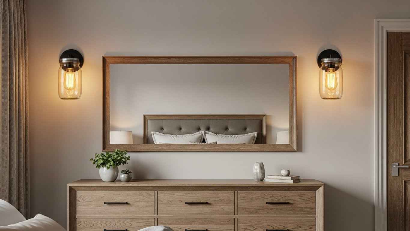 Rustic Mason Jar Sconces