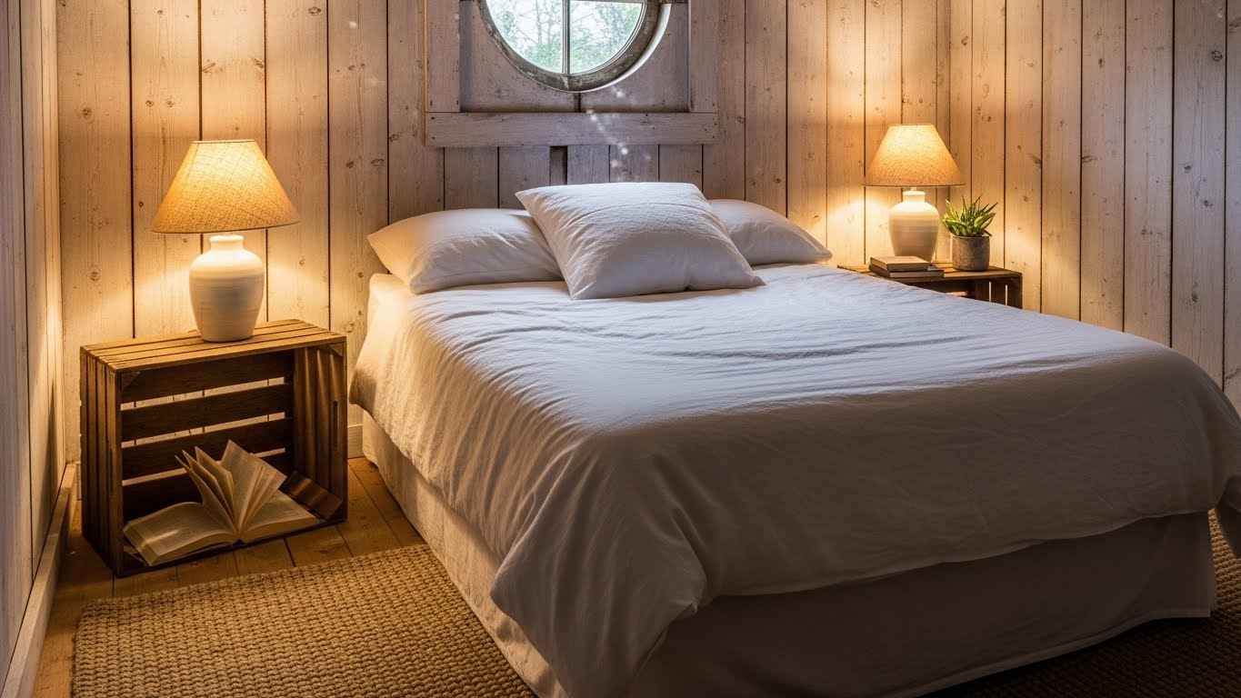 Rustic Nightstands from Crates