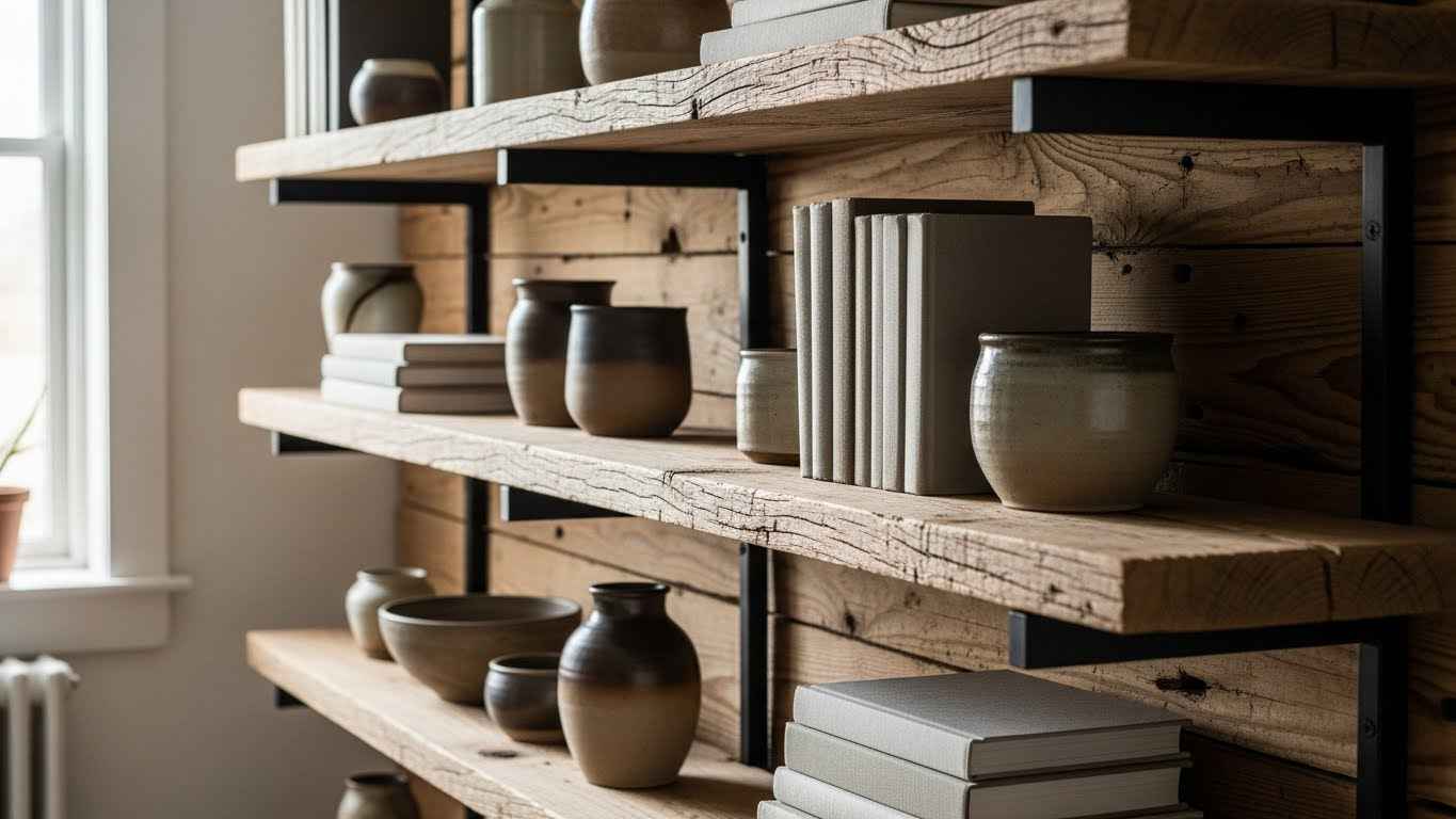 Rustic Reclaimed Wood & Iron