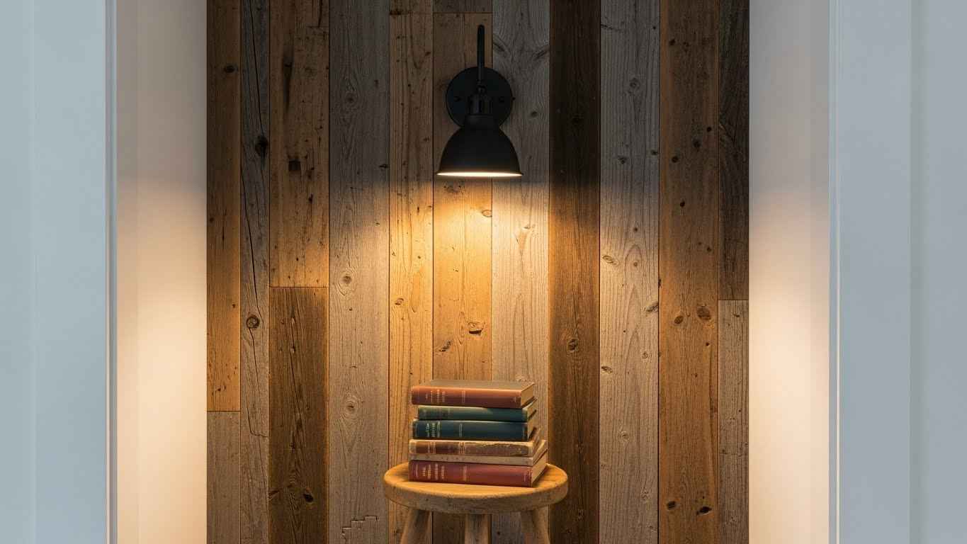 Rustic Wood & Iron Alcove
