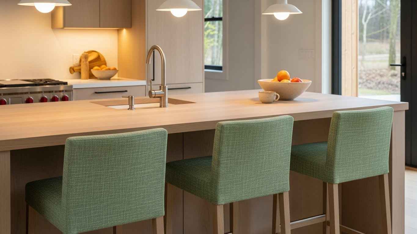 Sage Green Bar Stools