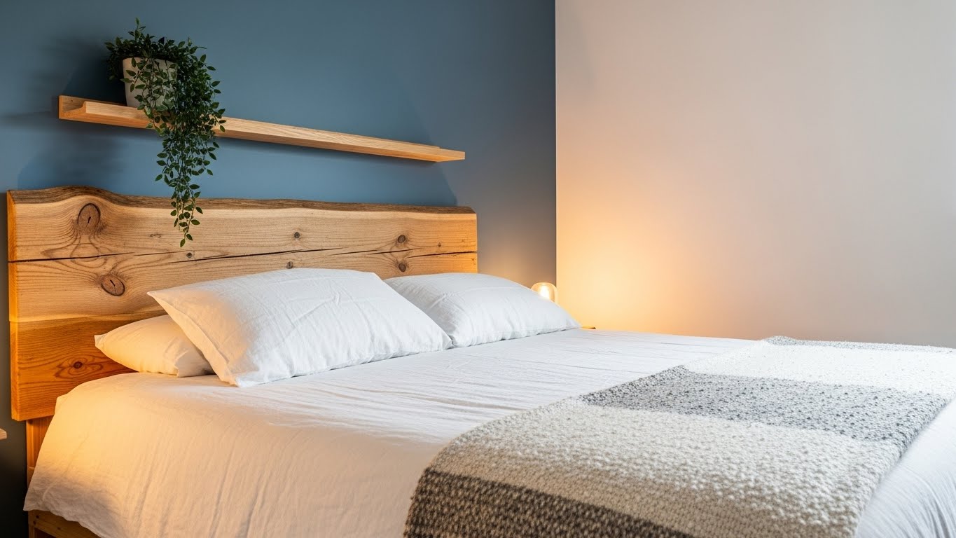 Seasonal Headboard & Accent Wall