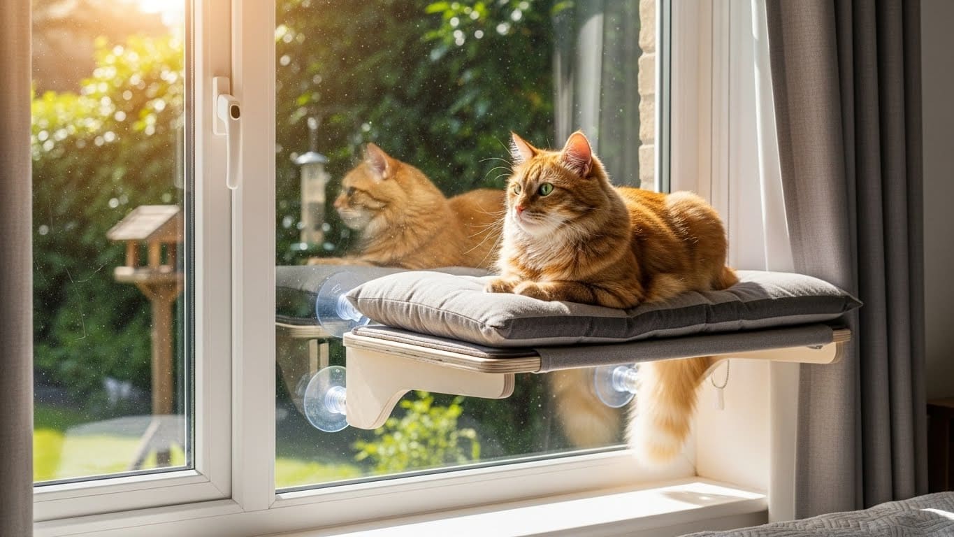 Secure & Accessible Window Perches