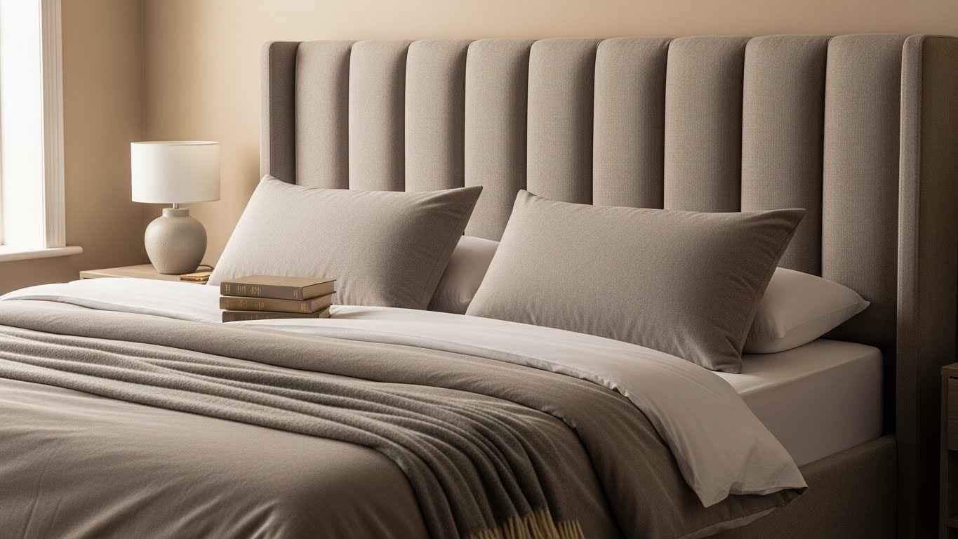 Select a Bed with a Soft, Upholstered Headboard