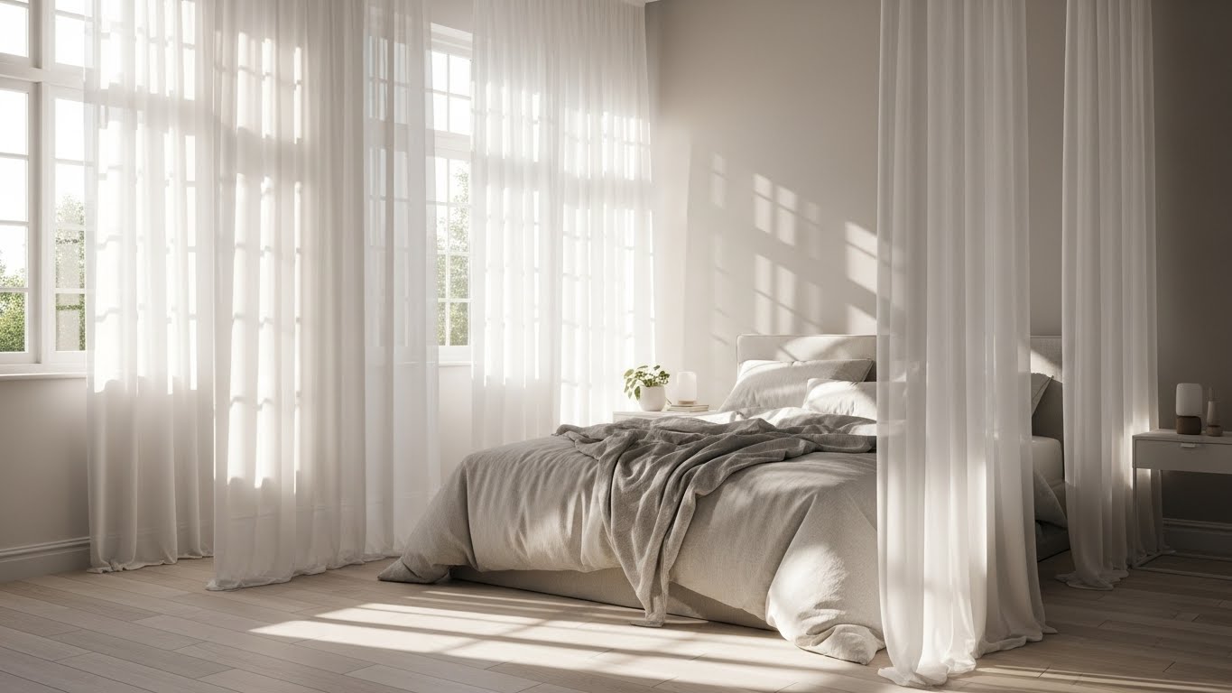Sheer & Airy Fabric Drapes