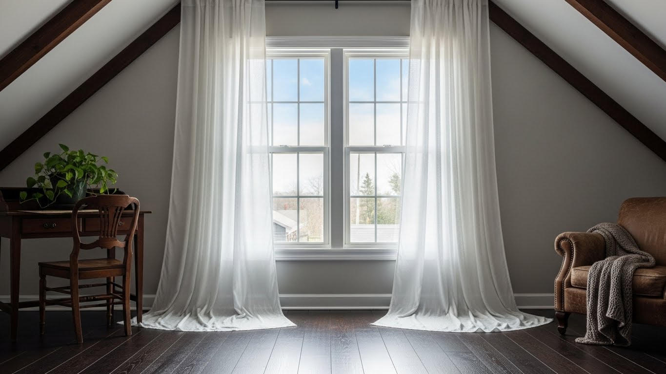 Sheer Curtains for Soft Light