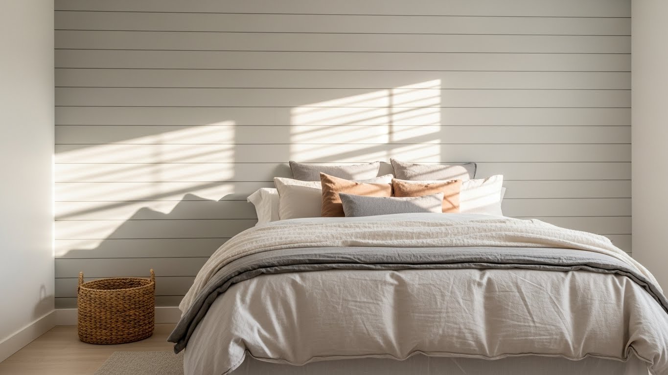 Shiplap Accent Wall Serenity