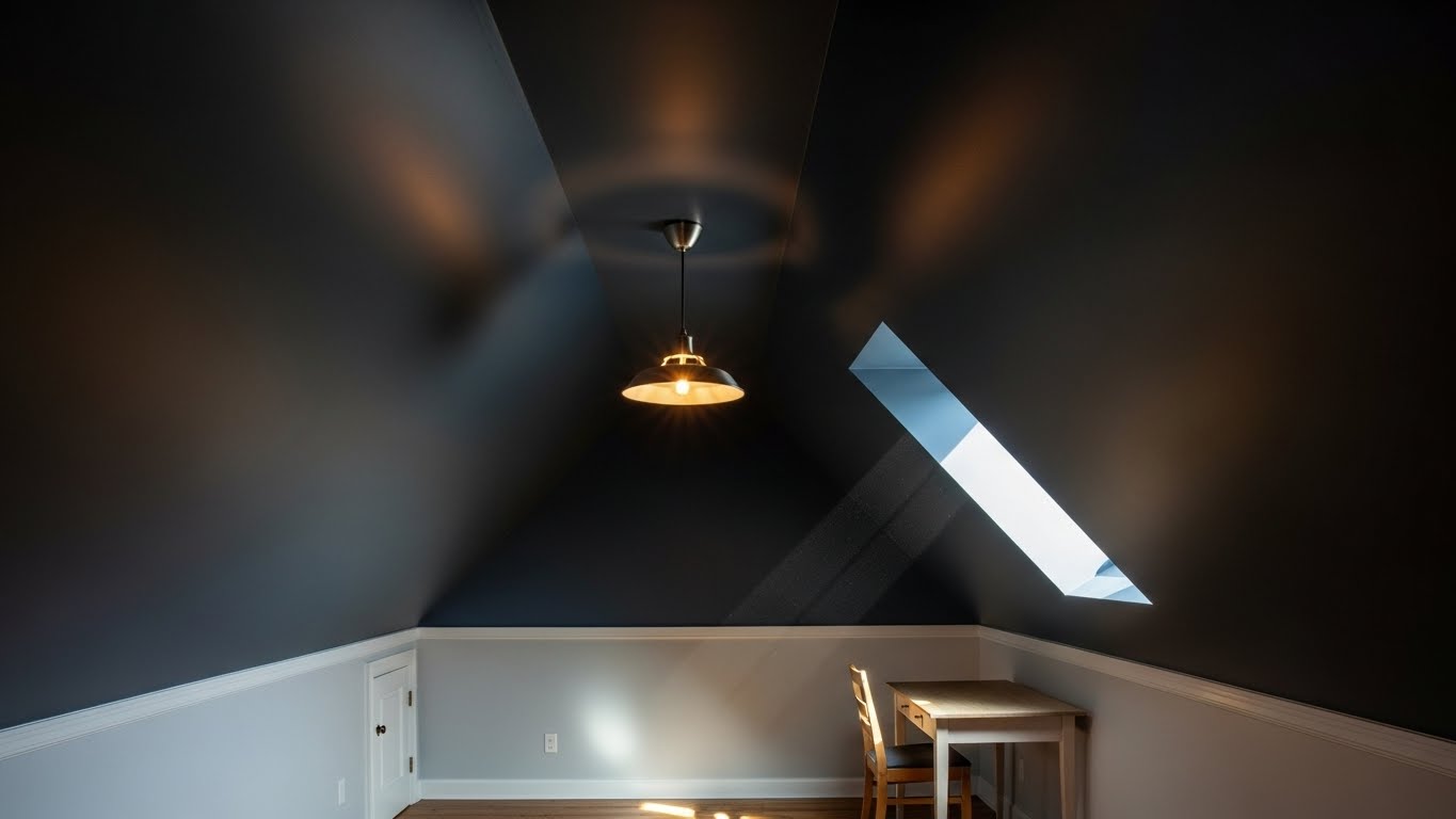 Sloped Ceiling Paint Tricks