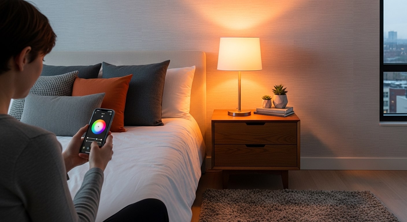 Smart Bulbs for Voice-Controlled Ambiance