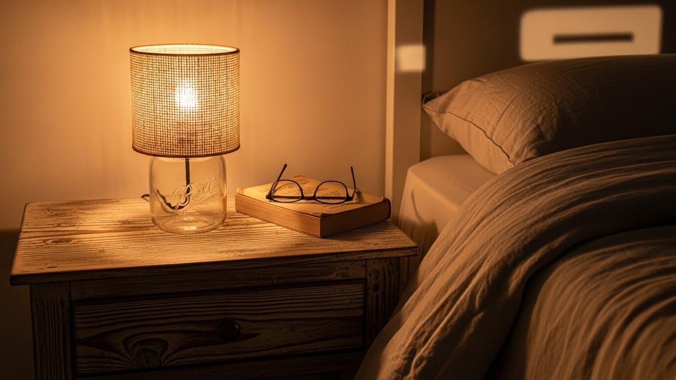 Soft Glow with Mason Jar Lighting