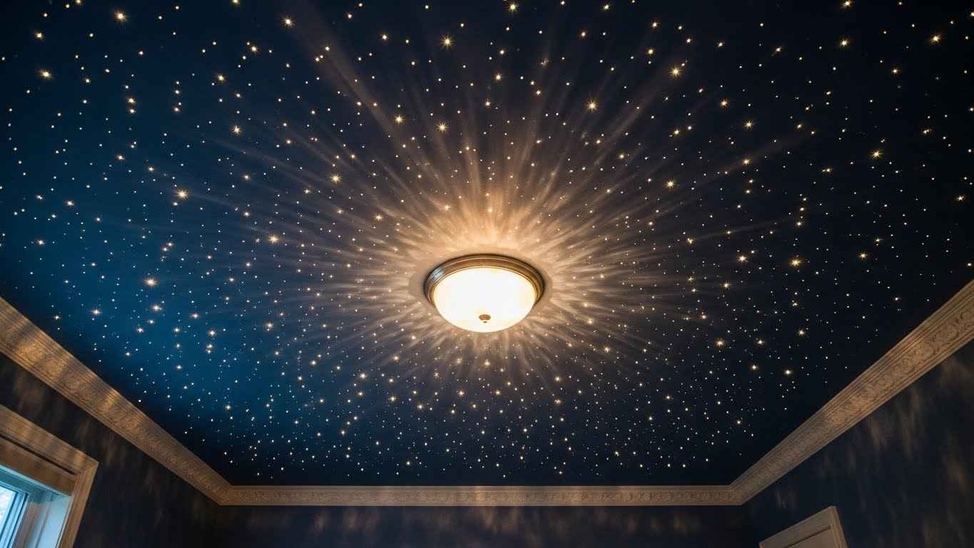 Starry Night Sky Ceiling Accent