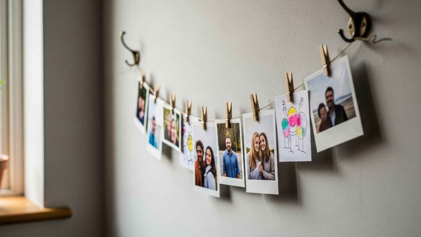 String-Up Photo Displays