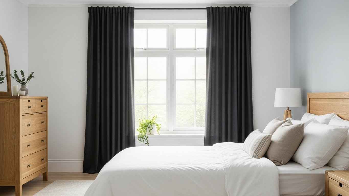The Allure of Charcoal Bedroom Curtains