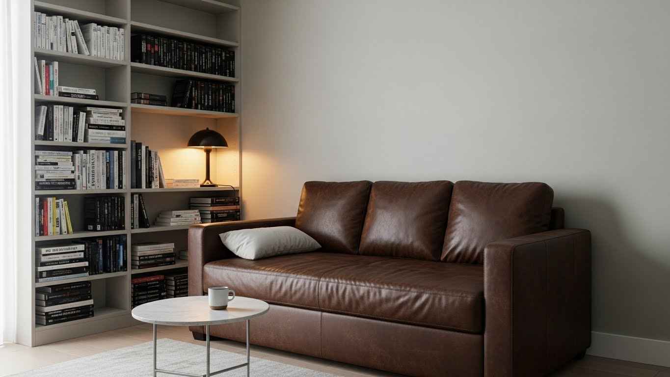 The Compact Leather Loft Look